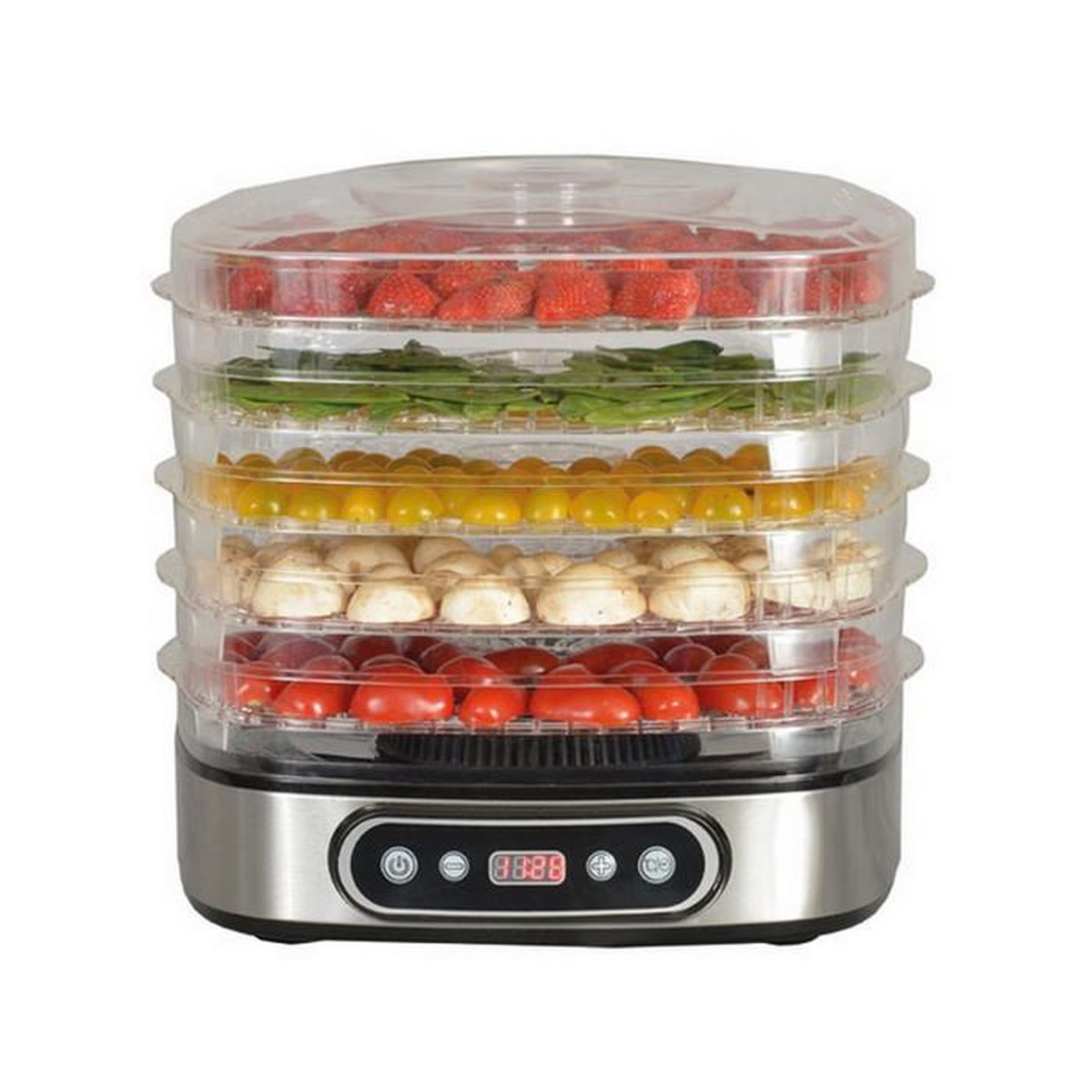 Kitchen chef Déshydrateur fruits et légumes 5 plateaux 380w - SECCO5IX