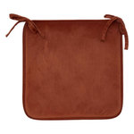 ATMOSPHERA Galette de Chaise Uni  Lilou  38x38cm Terracotta