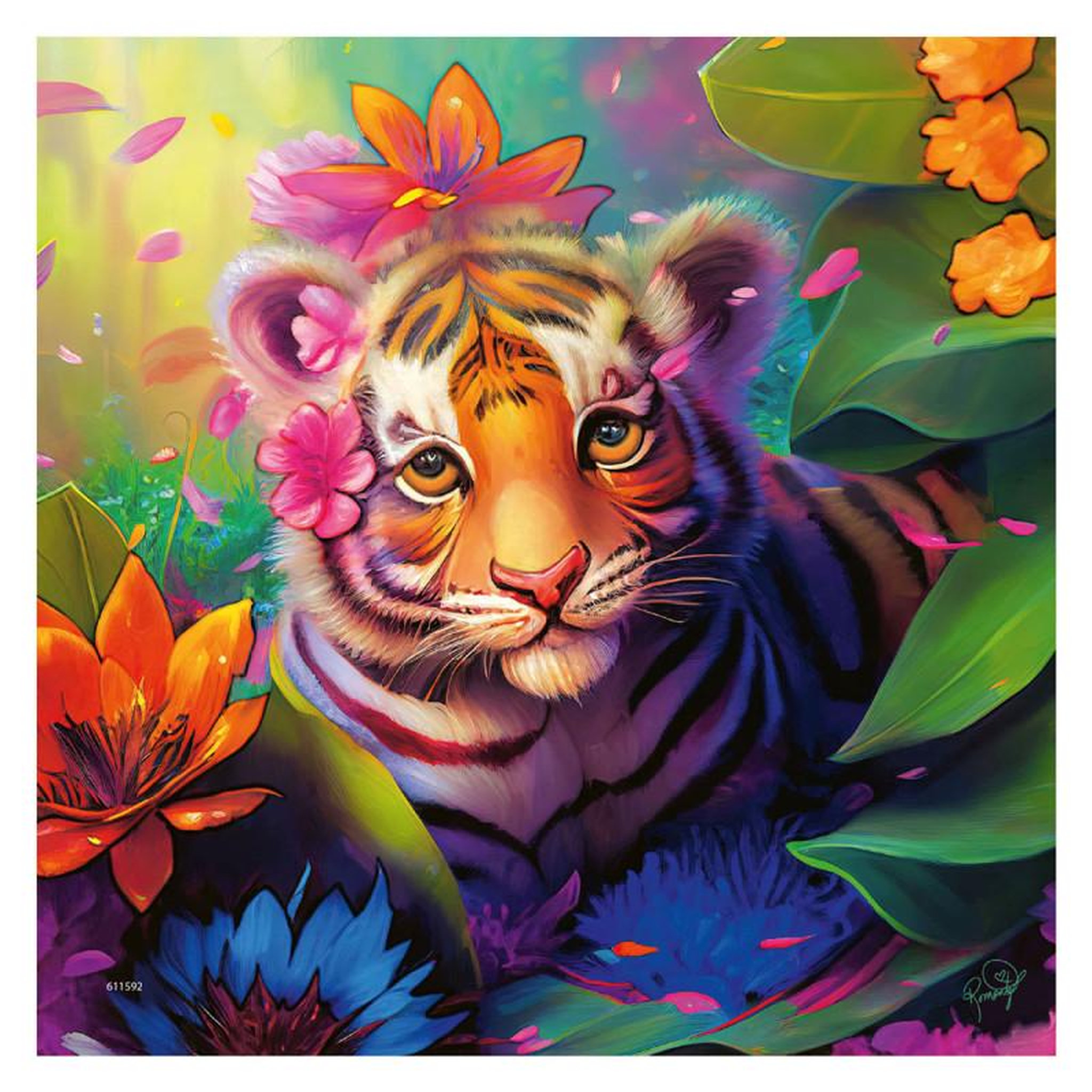 Voir la diapositive 2 : RAVENSBURGER Ravensburger - Jigsaw puzzle Jungle Babies, 3x49pcs. 057351