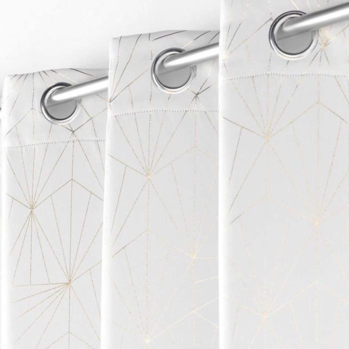 Paris Prix Rideau Occultant à Œillets  Eclat  140x260cm Blanc