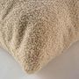 Voir la diapositive 3 : Paris Prix Coussin Déco Bouclette  Wooly  45x45cm Beige