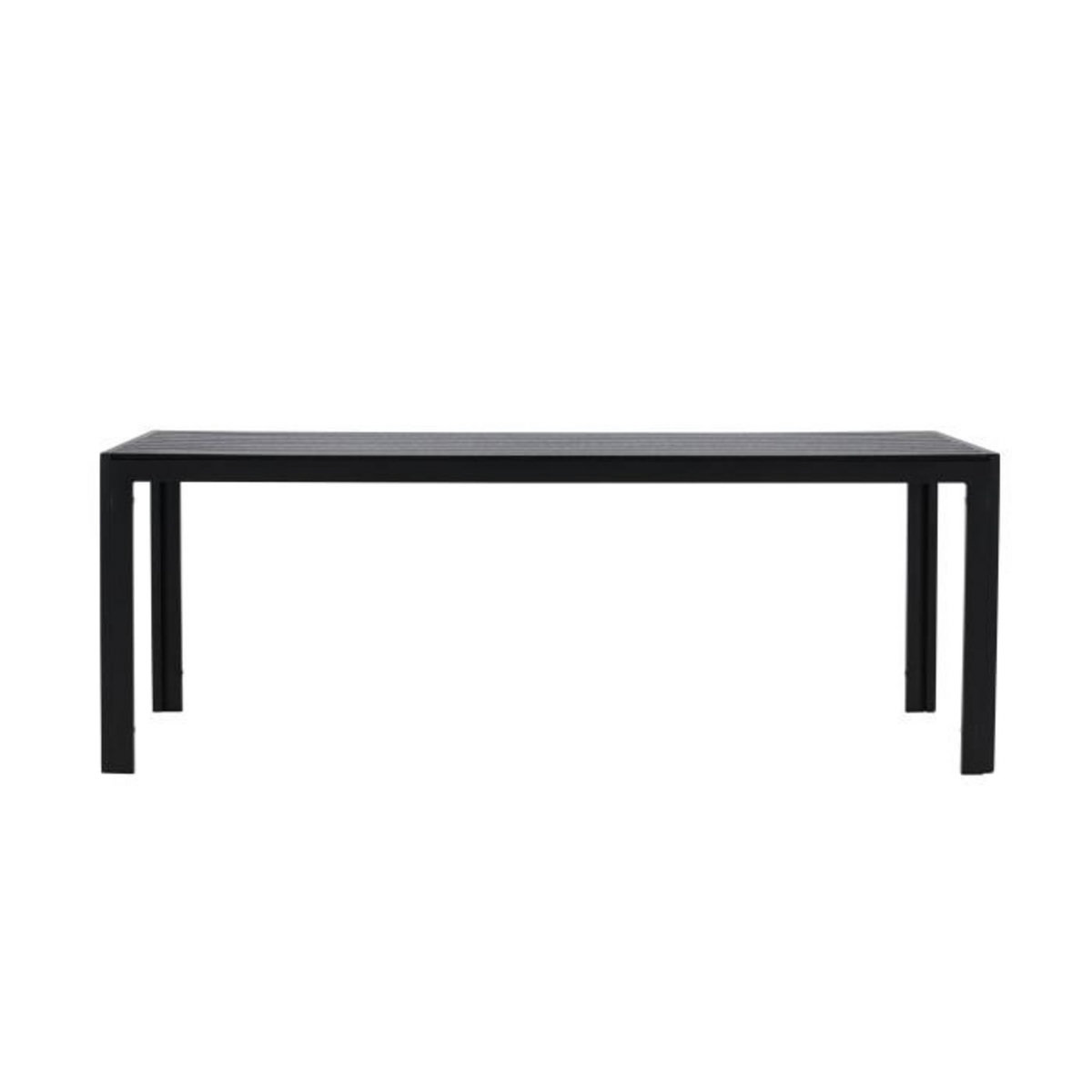Paris Prix Table de Jardin  Mirko  205cm Noir