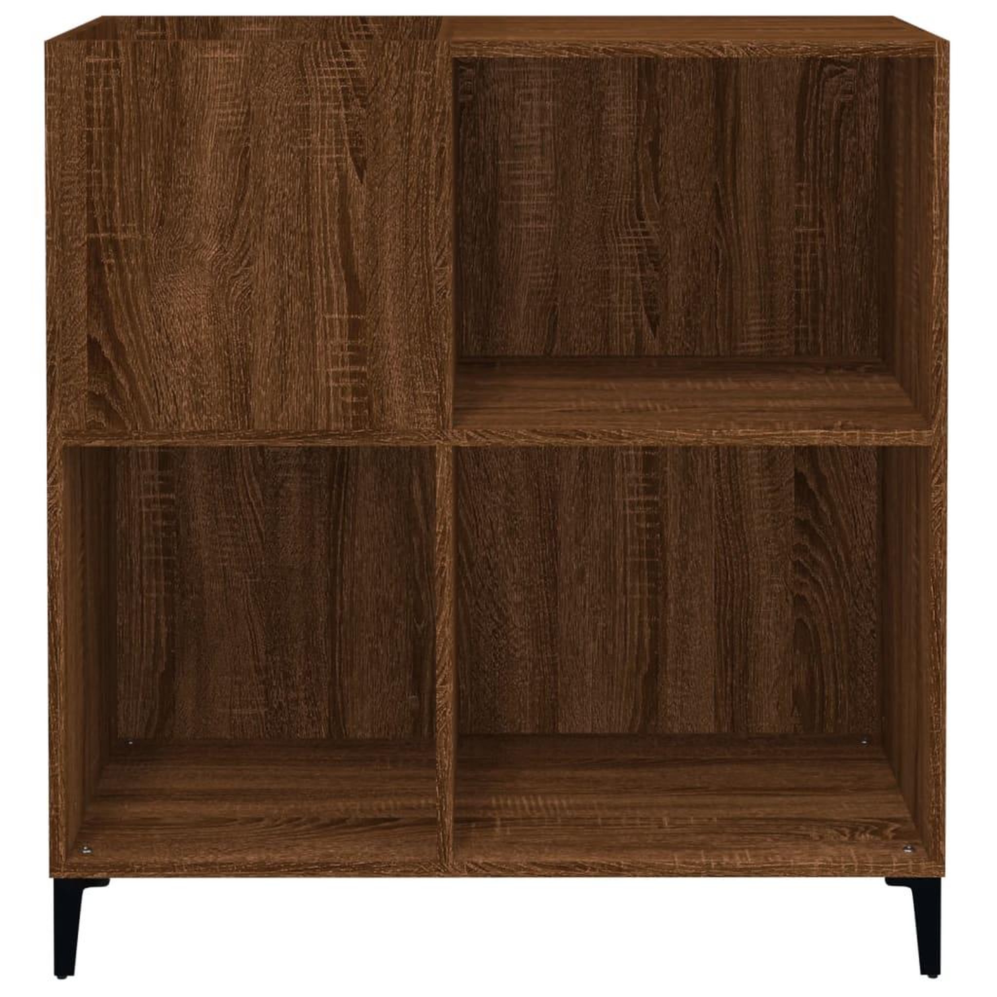 Voir la diapositive 5 : VIDAXL Armoire a disques chene marron 84,5x38x89 cm bois d'ingenierie
