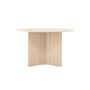 Voir la diapositive 2 : Paris Prix Table à Manger Ronde  Tyreso  120cm Naturel