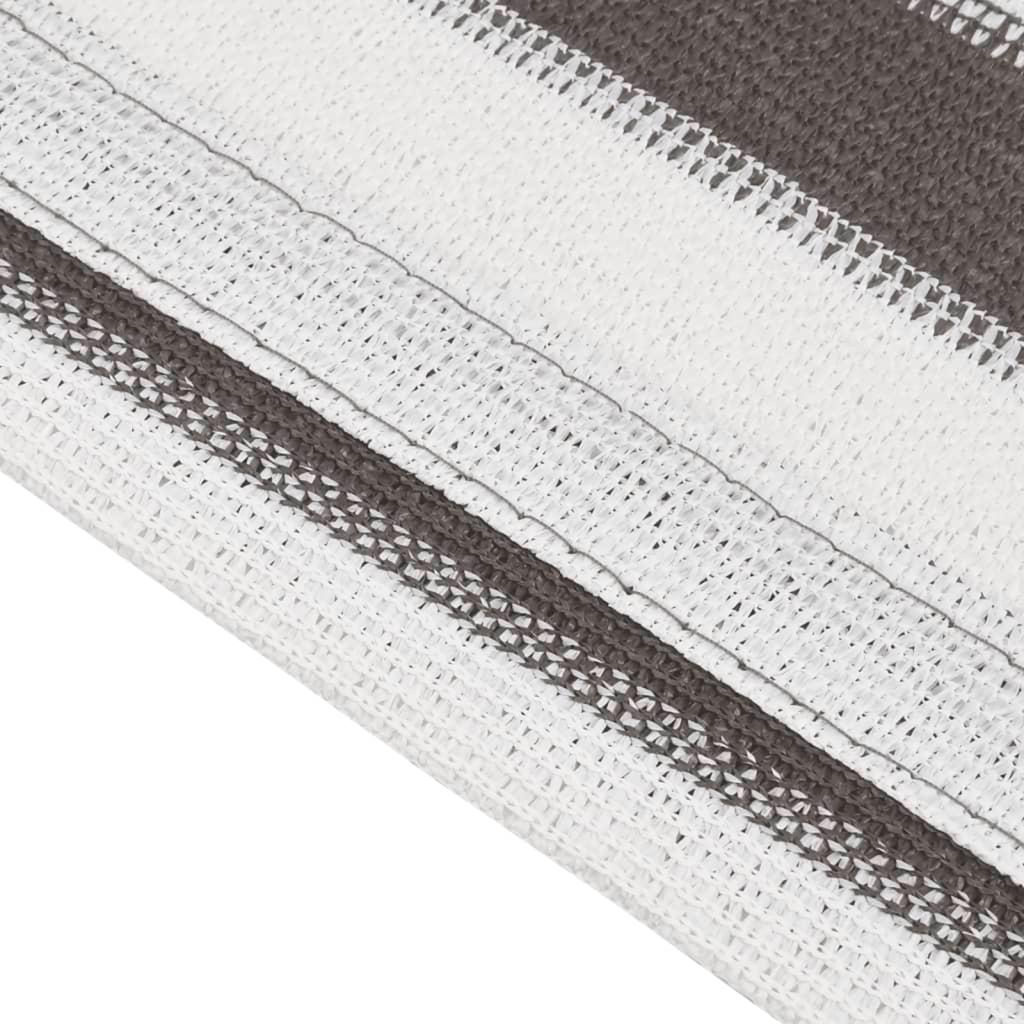Voir la diapositive 5 : VIDAXL Tapis de tente anthracite et blanc 400x400 cm PEHD