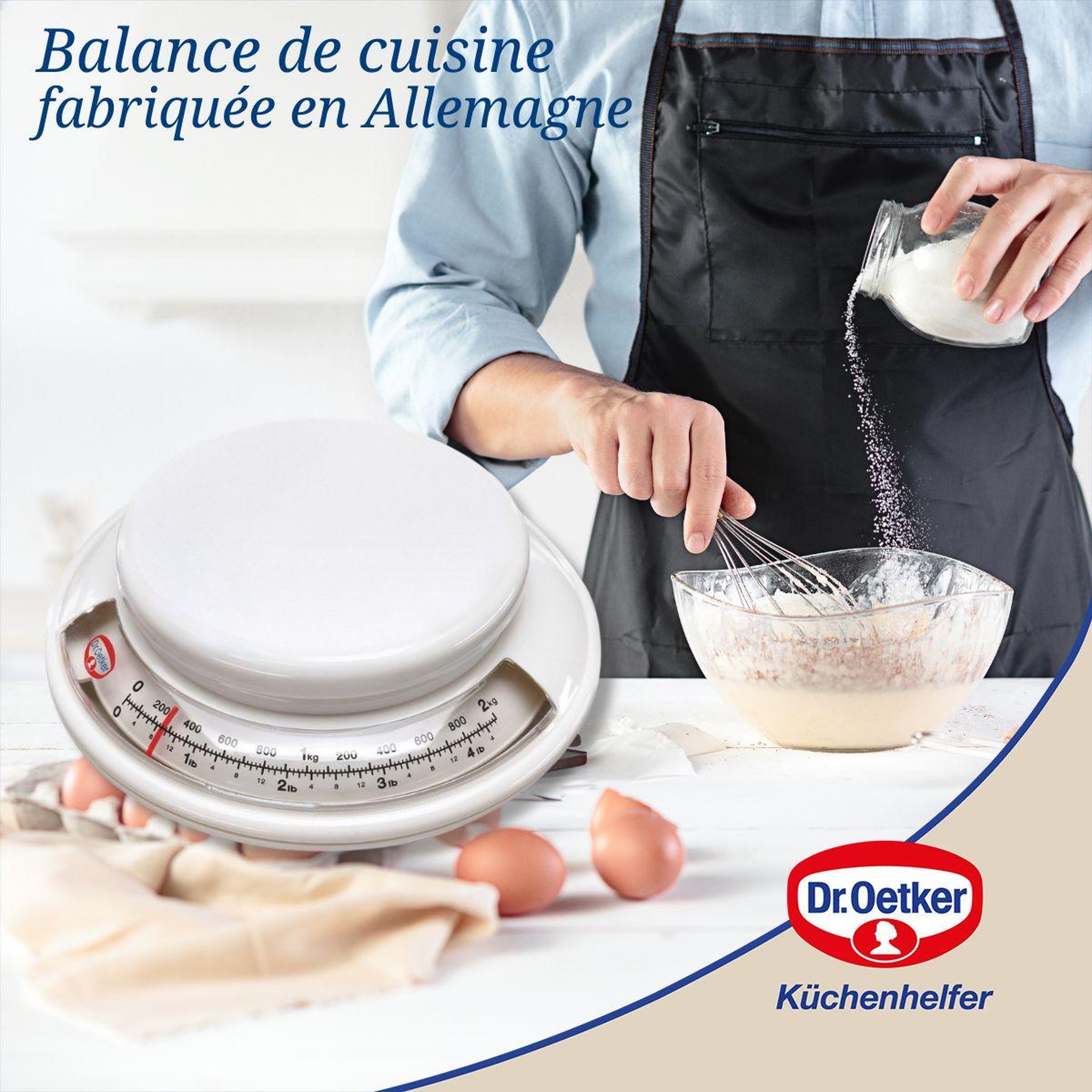 Voir la diapositive 2 : DR.OETKER Balance de cuisine sans pile 2 kg dr. Oetker baker edition