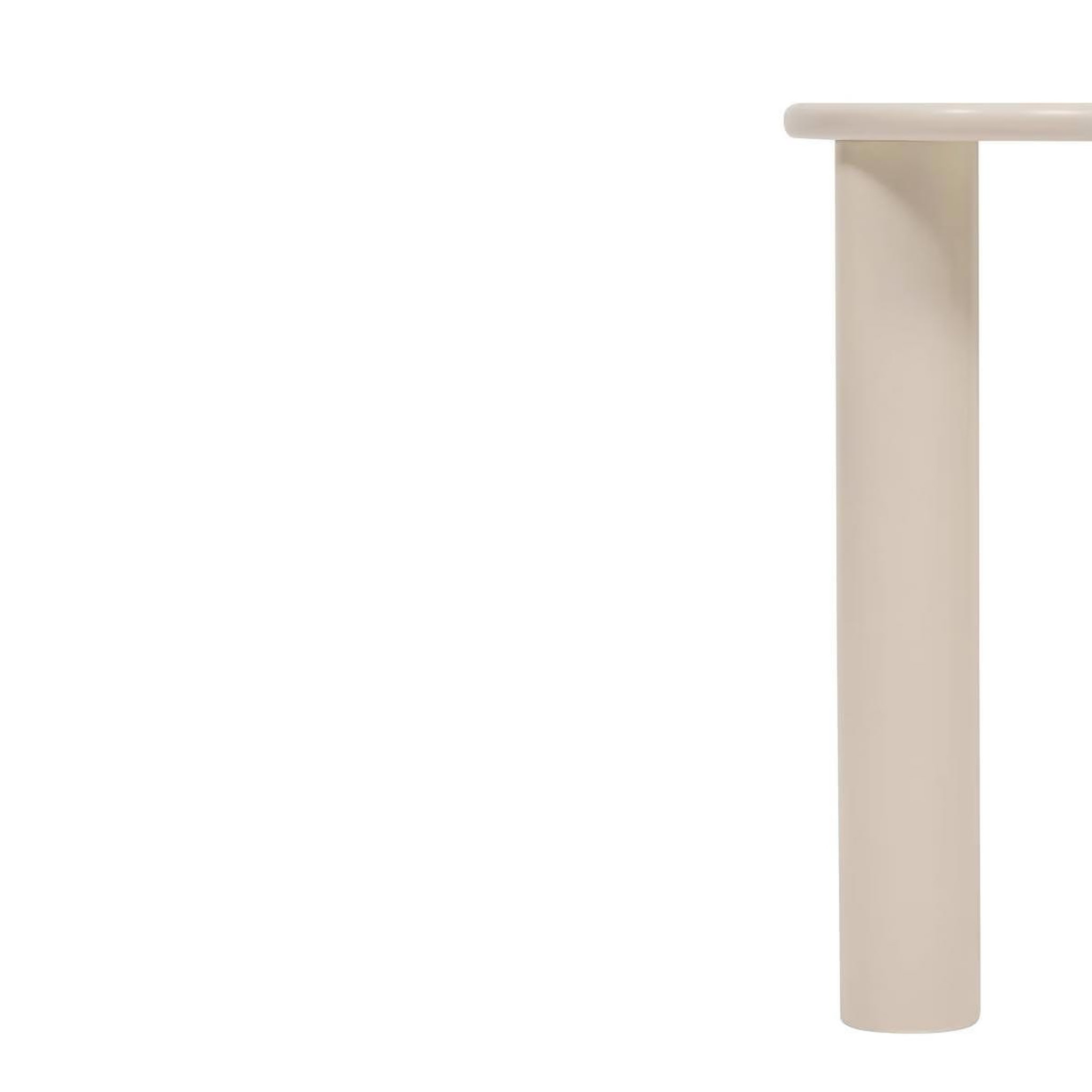 Voir la diapositive 5 : ATMOSPHERA Lot de 2 tables d'appoint gigognes  olao  50cm ivoire