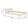 Voir la diapositive 5 : IDIMEX Lit double THOMAS, en pin massif, 140 x 190 cm