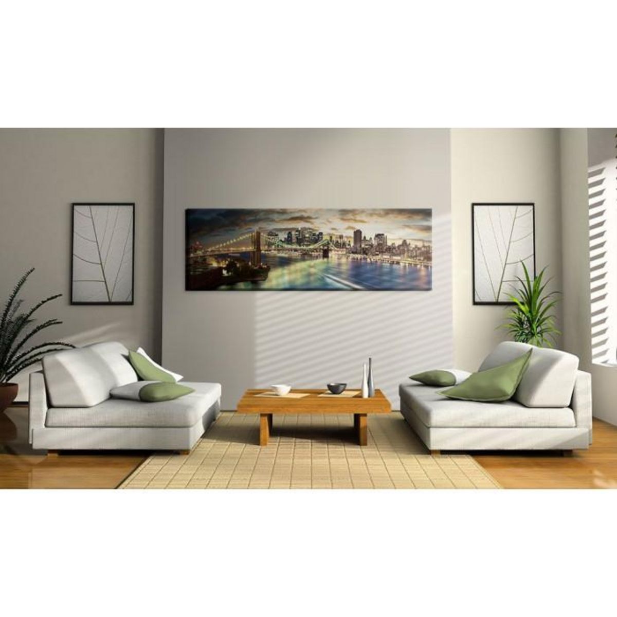 Paris Prix Tableau Imprimé  The East River at Night