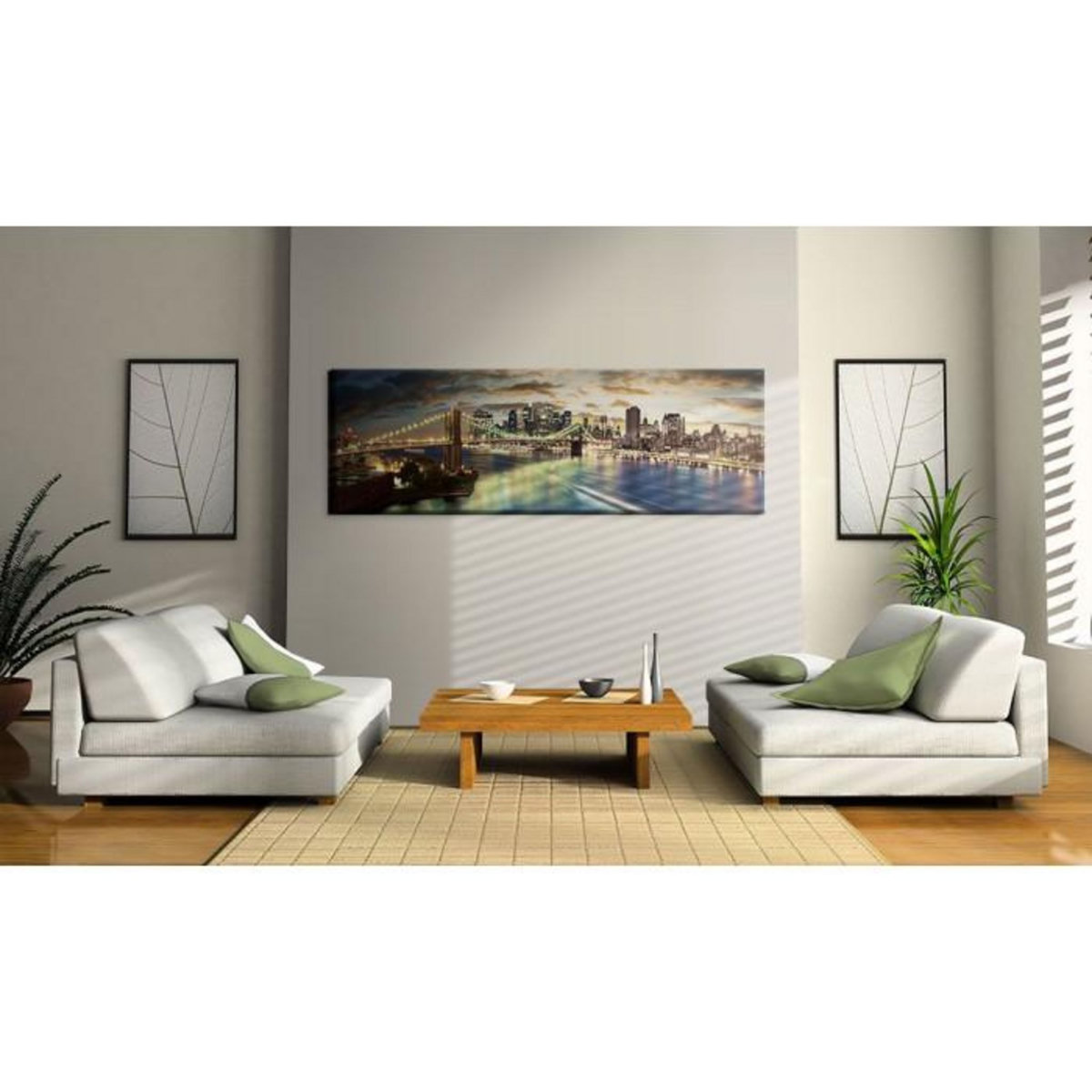 Paris Prix Tableau Imprimé  The East River at Night