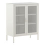 Voir la diapositive 1 : Paris Prix Buffet 2 Portes en Métal  Misha  102cm Blanc