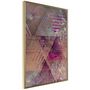 Voir la diapositive 1 : Paris Prix Affiche Murale Encadrée  Pink Patchwork II