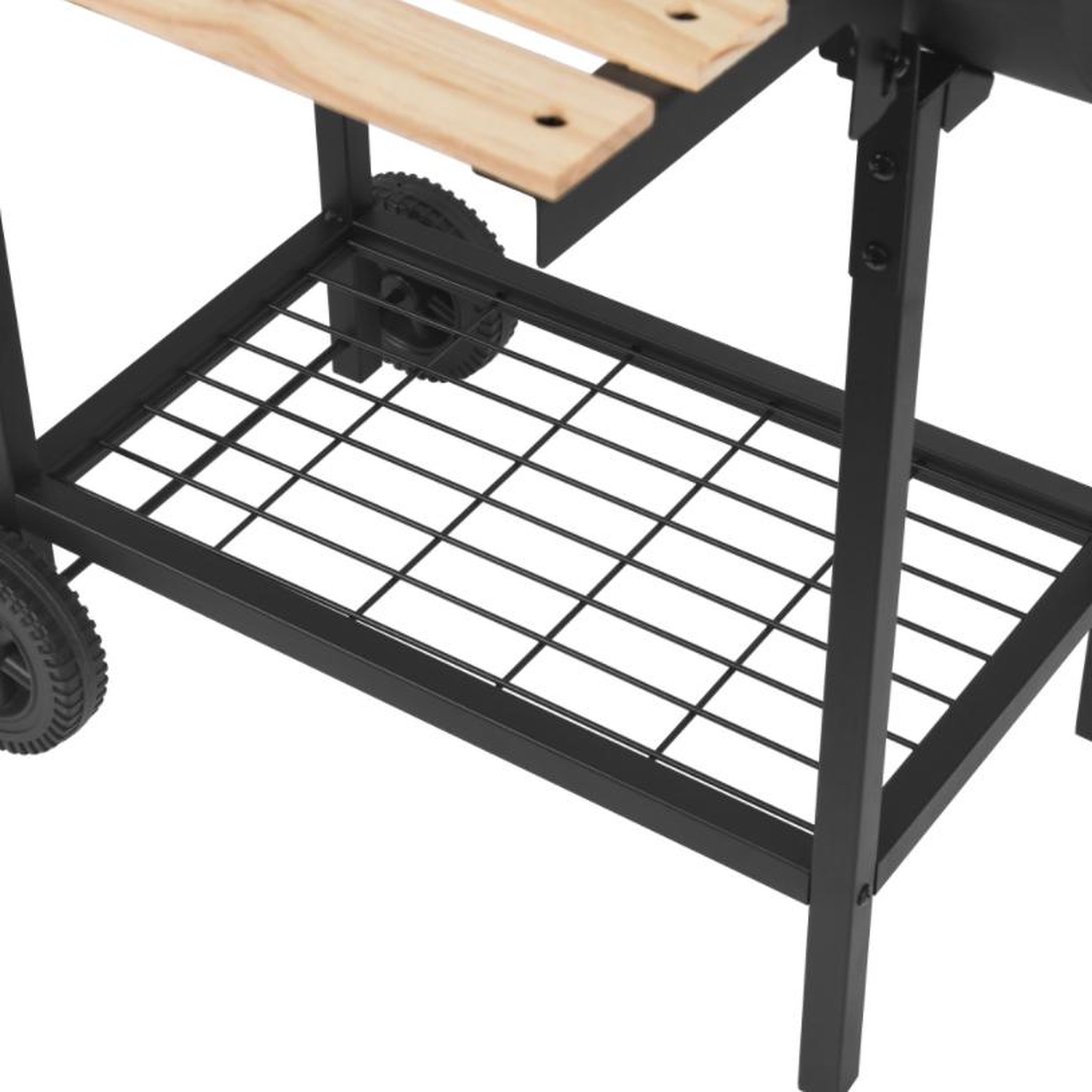 Voir la diapositive 6 : RED DECO Barbecue à charbon 76x33.5cm avec chariot - kentucky