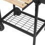 Voir la diapositive 6 : RED DECO Barbecue à charbon 76x33.5cm avec chariot - kentucky