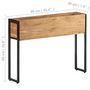 Voir la diapositive 6 : VIDAXL Jardiniere 90x20x68 cm Bois massif d'acacia