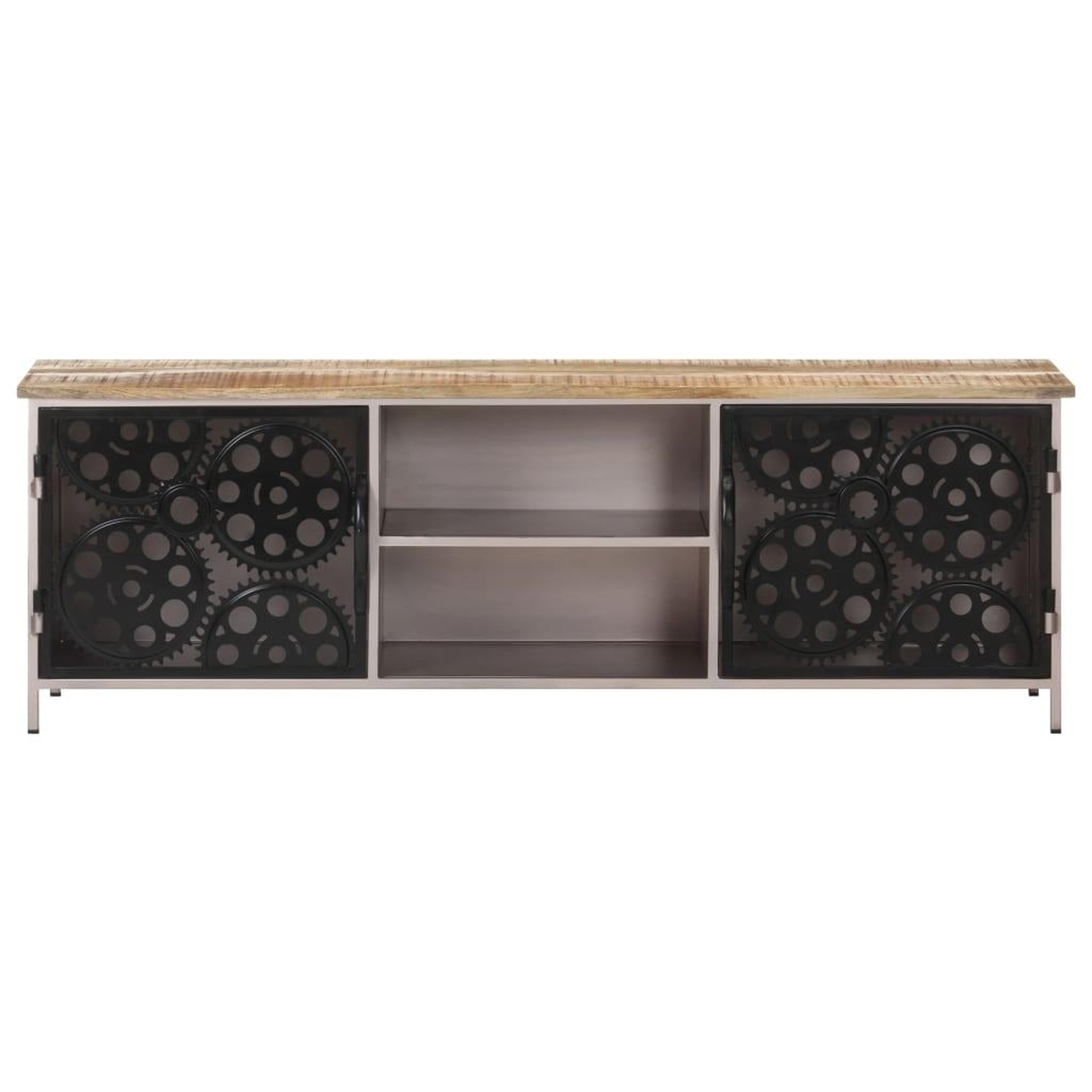 Voir la diapositive 2 : VIDAXL Meuble tv 120x30x40 cm bois de manguier brut