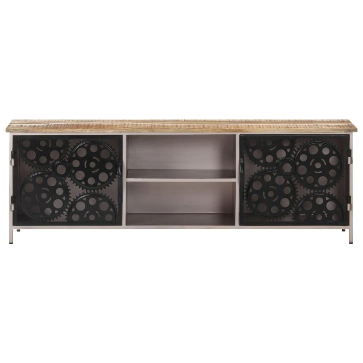 VIDAXL Meuble TV 120x30x40 cm Bois de manguier brut