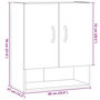 Voir la diapositive 6 : VIDAXL Armoire murale chene artisanal 60x31x70 cm bois d'ingenierie