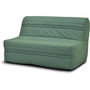 Voir la diapositive 3 : MARKET24 Banquette BZ - Tissu Vert - L143 x P97 x H89cm - Joe