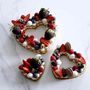Voir la diapositive 5 : Paris Prix Lot de 3 Pochoirs Cake  Love  20cm Blanc