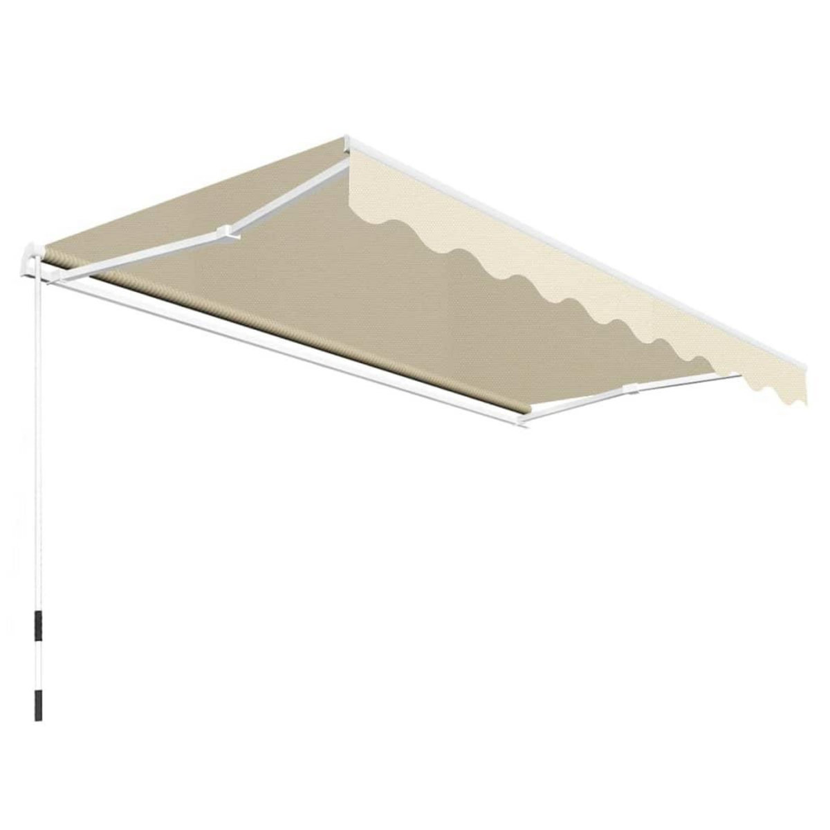 VIDAXL Auvent pliable manuel 300 cm Creme