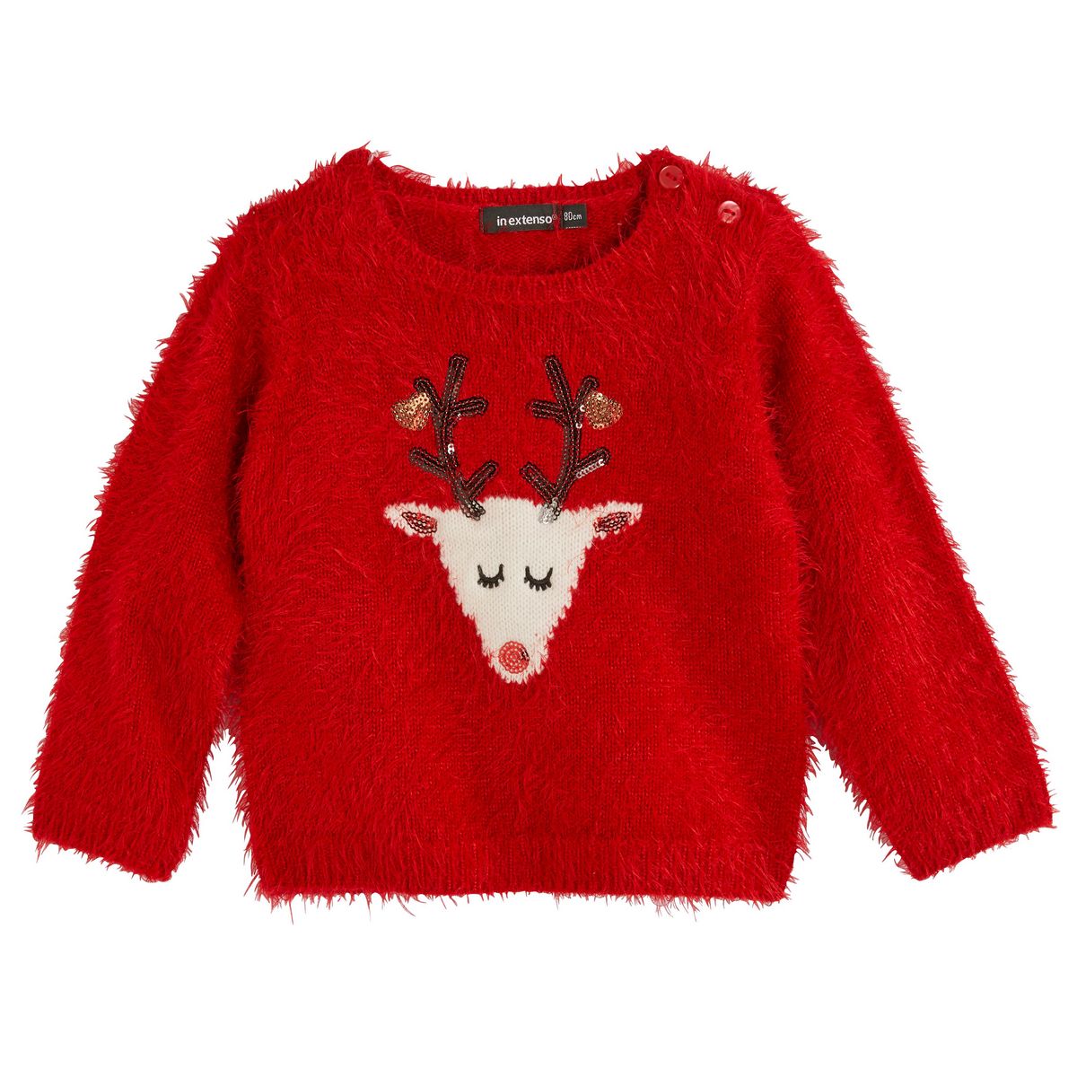 IN EXTENSO Pull noël bébé fille