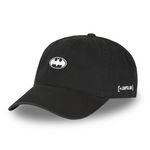 CAPSLAB Casquette homme Dad Cap DC Comics Batman Capslab. Coloris disponibles : Noir