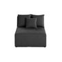 Voir la diapositive 6 : LISA DESIGN Amalfi - module d'assise sans accoudoirs - 1 place - en tissu