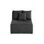 Voir la diapositive 6 : LISA DESIGN Amalfi - module d'assise sans accoudoirs - 1 place - en tissu