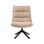 Voir la diapositive 3 : LISA DESIGN Mellow - fauteuil pivotant - en tissu - pieds en acier