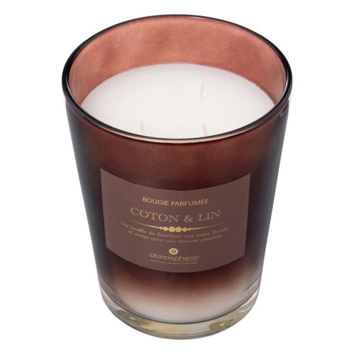ATMOSPHERA Bougie Parfumée  Alma  855g Coton & Lin