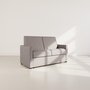 Voir la diapositive 1 : BEST MOBILIER Julia - canapé 3 places convertible express couchage quotidien 140 cm matelas 18 cm en tissu