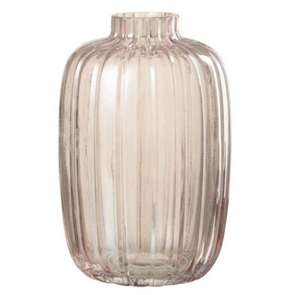 Paris Prix Vase Design en Verre  Lignes  20cm Rose