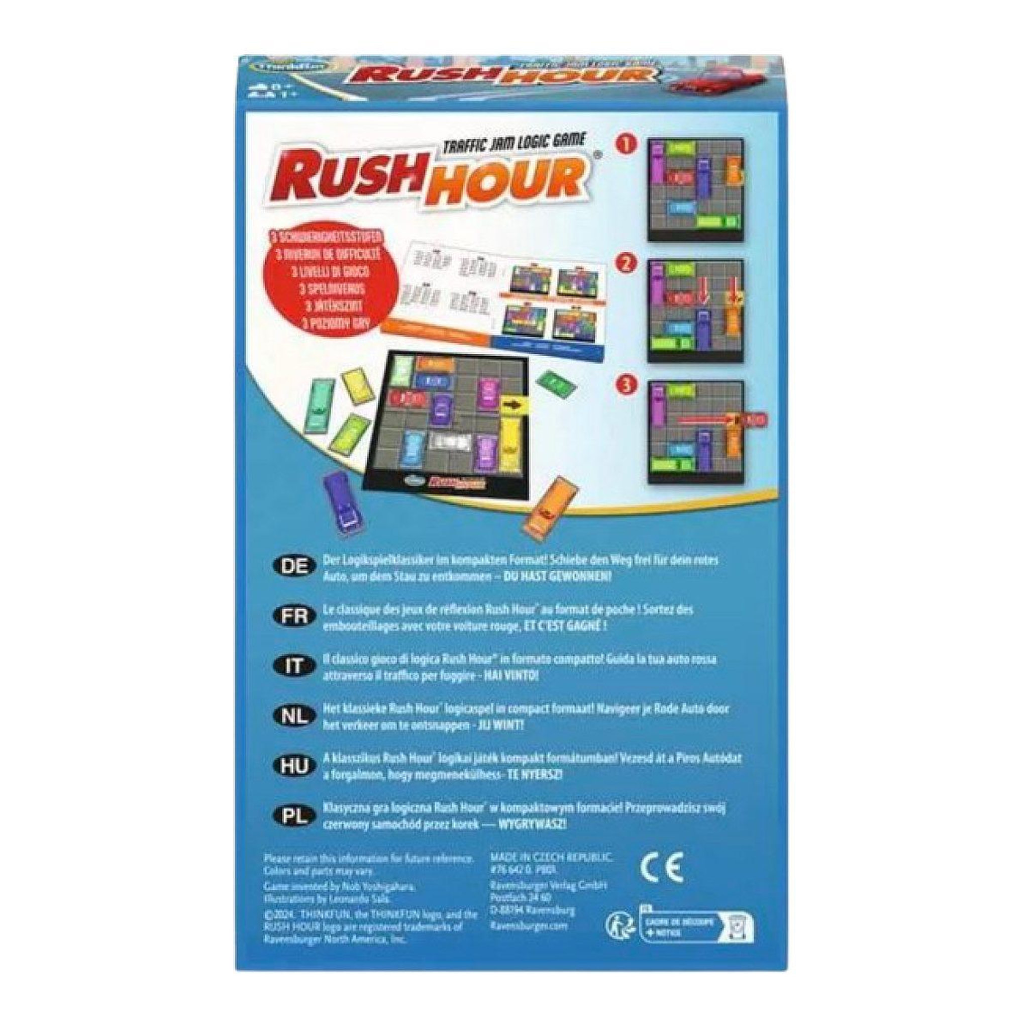 Voir la diapositive 2 : Thinkfun Rush hour - mini jeu - jeu de réflexion et de logique