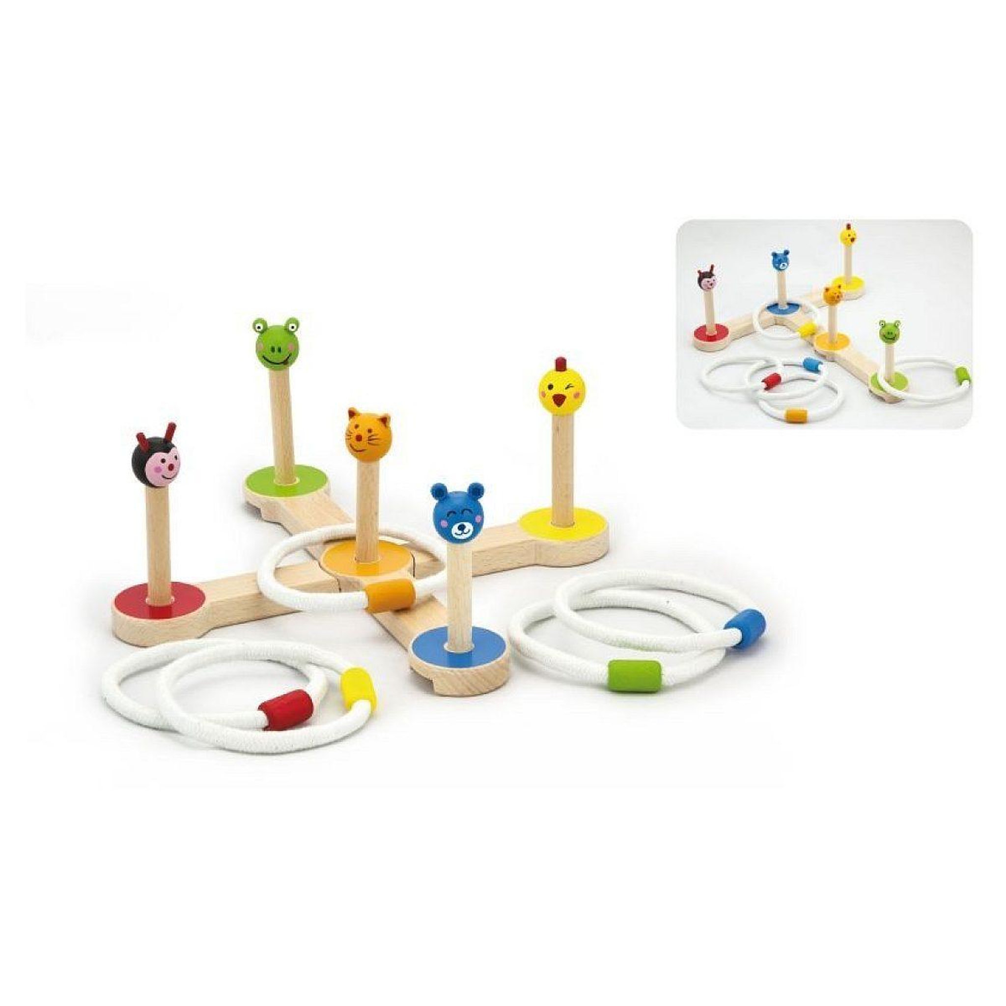 VIGA Jeu de lancer d'anneaux  50174 - animaux