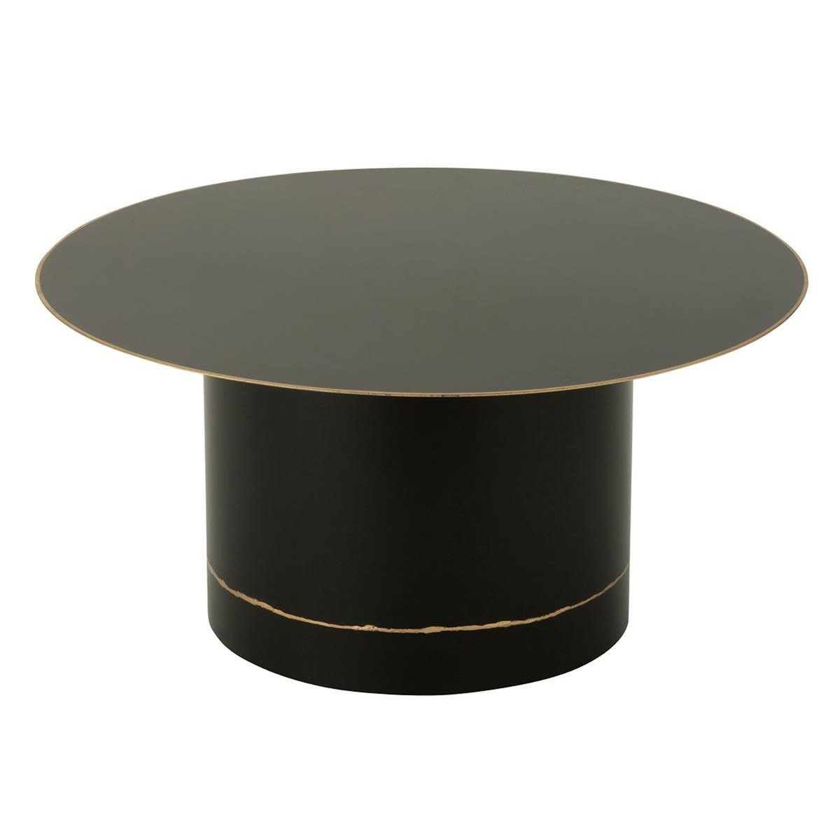 Paris Prix Table Basse en Métal  Border  80cm Noir