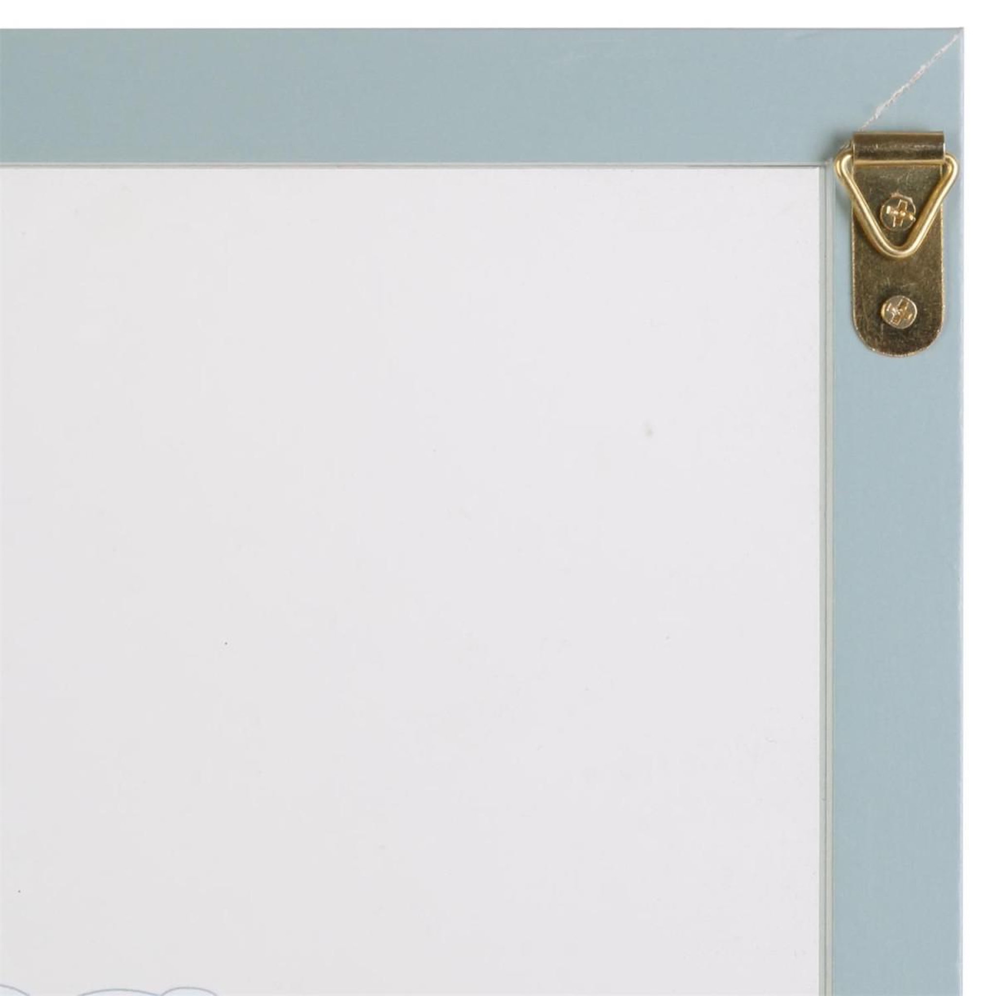 Voir la diapositive 3 : HOME DECO KIDS Cadre déco enfant  règles garçon  40x60cm bleu