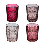 SECRET DE GOURMET Lot de 4 Gobelets Bas Design  Ayla  35cl Rose