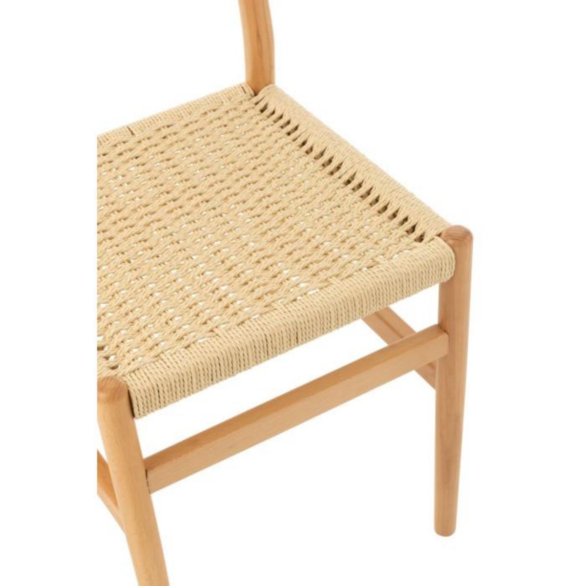 Paris Prix Chaise Corde en Bois  Lap  87cm Naturel