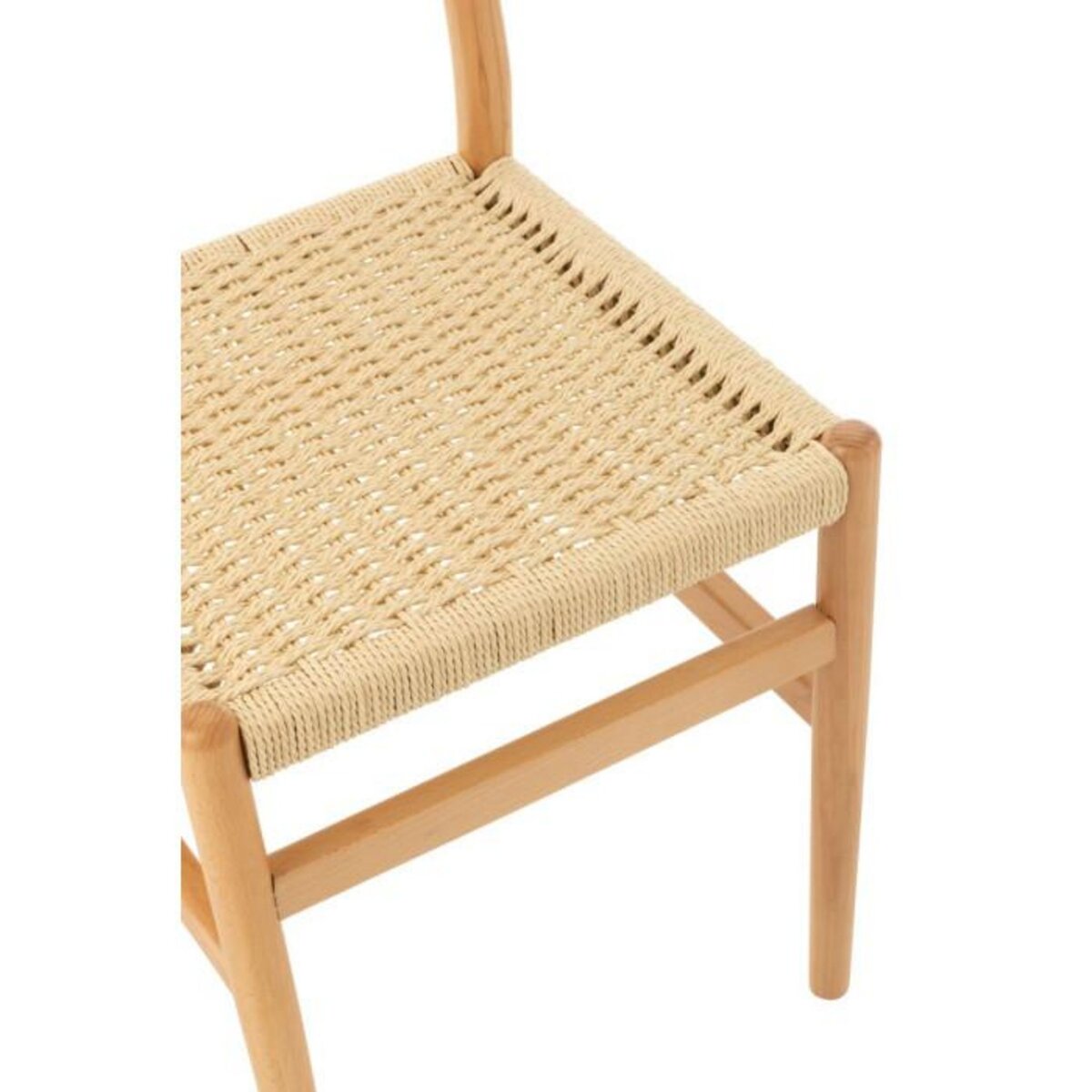 Paris Prix Chaise Corde en Bois  Lap  87cm Naturel