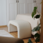 Voir la diapositive 4 : CONCEPT USINE Banc bouclettes blanc JOHNSON