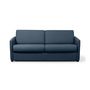 Voir la diapositive 1 : Canapé convertible 140 cm  système couchage express 3 places en tissu Gris clair ALICE 