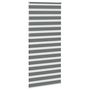 Voir la diapositive 4 : VIDAXL Store zebre gris fonce largeur du tissu 110,9 cm polyester