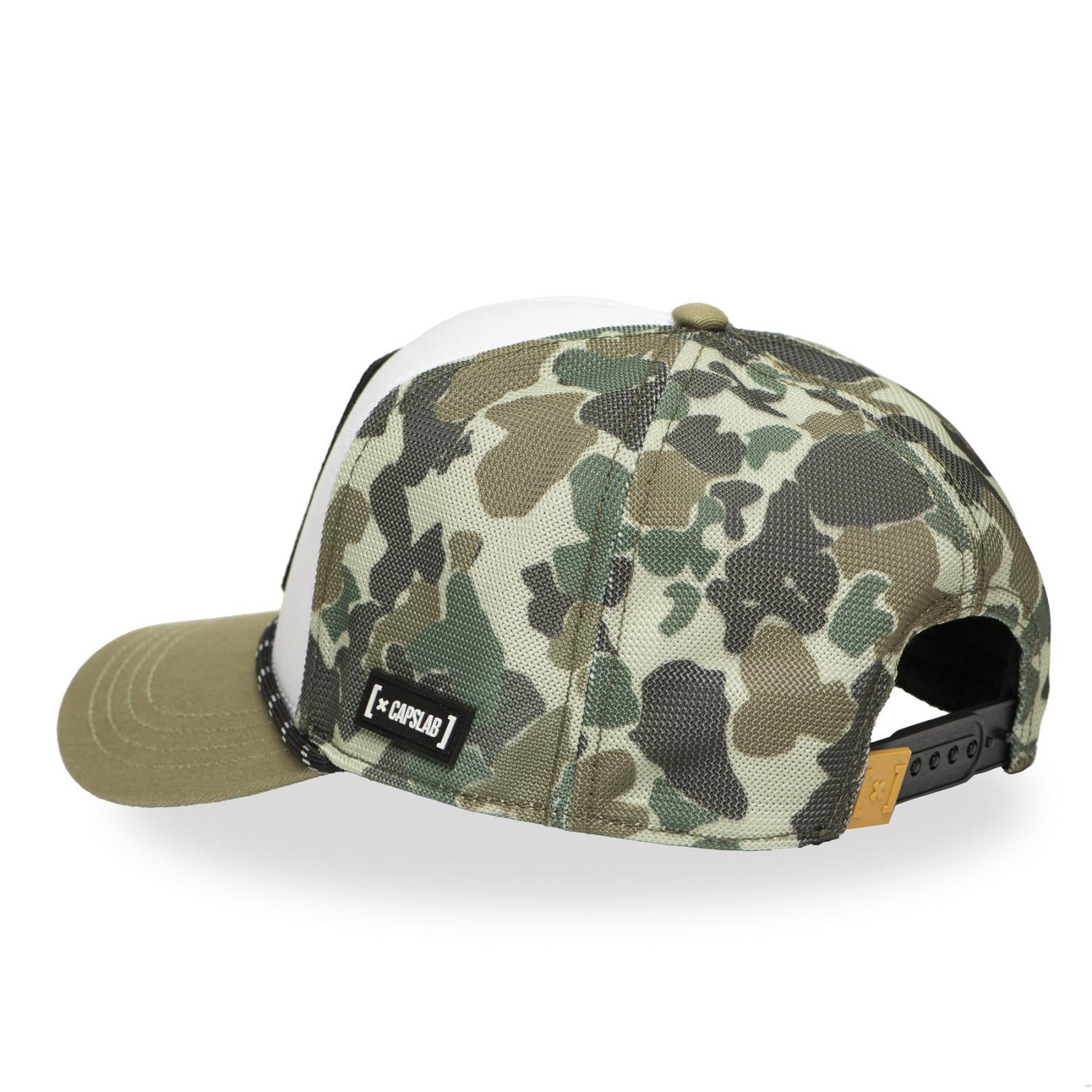 Voir la diapositive 5 : CAPSLAB Casquette trucker premium avec filet looney tunes daffy camo