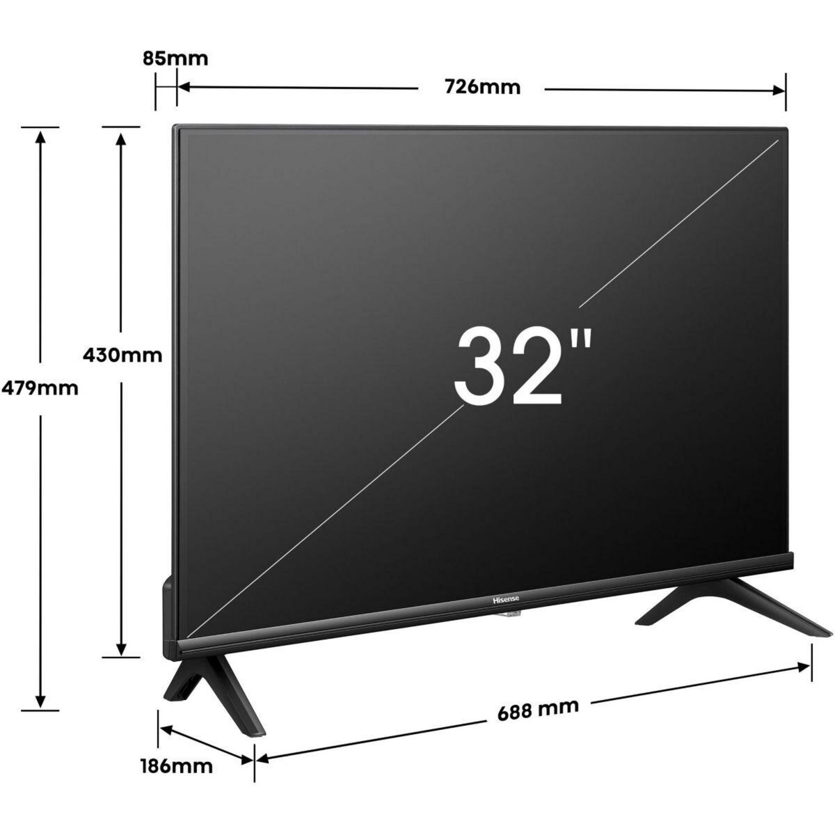 Hisense TV LED 32A49N 2024