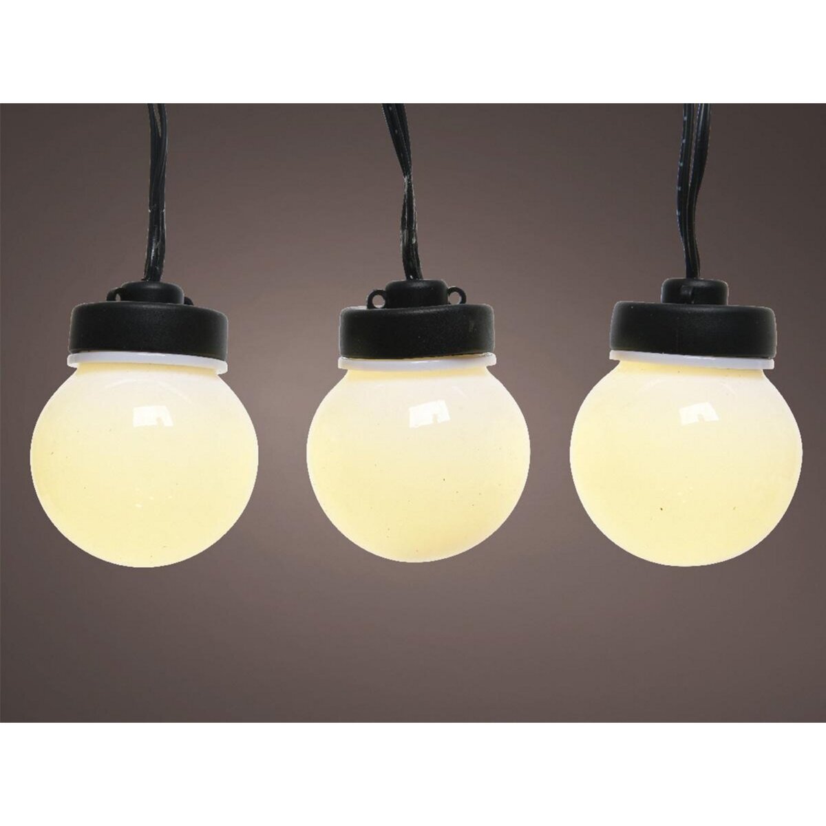 JARDIDECO Guirlande lumineuse extérieure 24 ampoules pour parasol - 1,20 m - Jardideco