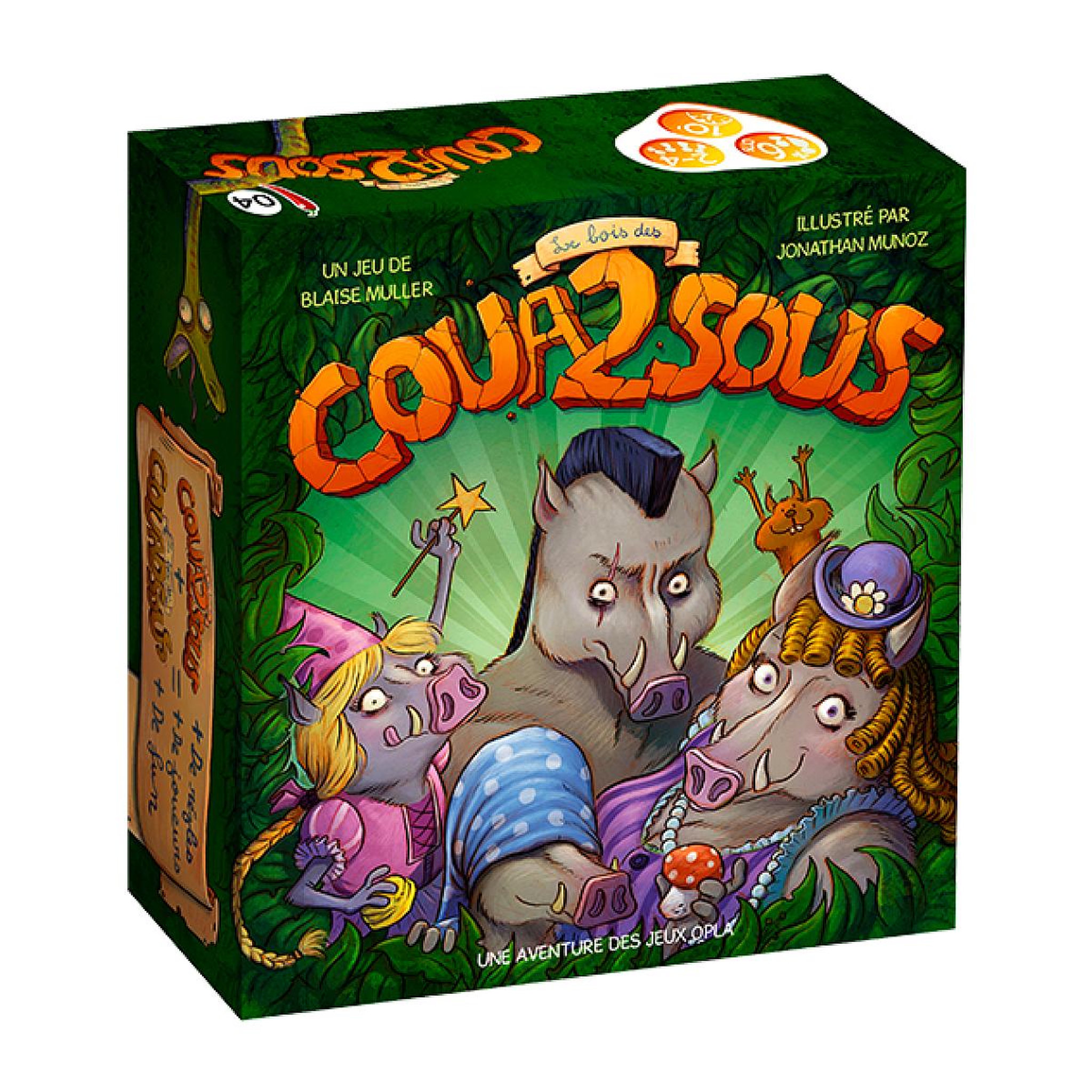 Opla Le Bois des Coua2sous - jeu de memoire