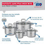 Voir la diapositive 3 : ELO Ensemble de 2 Poêles de cuisson 24 et 32 cm et 4 faitouts 14, 16, 20 et 26 cm Elo Profi Citrin