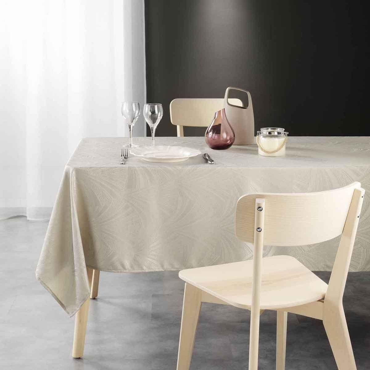 Paris Prix Nappe Jacquard  Lolly  140x240cm Lin