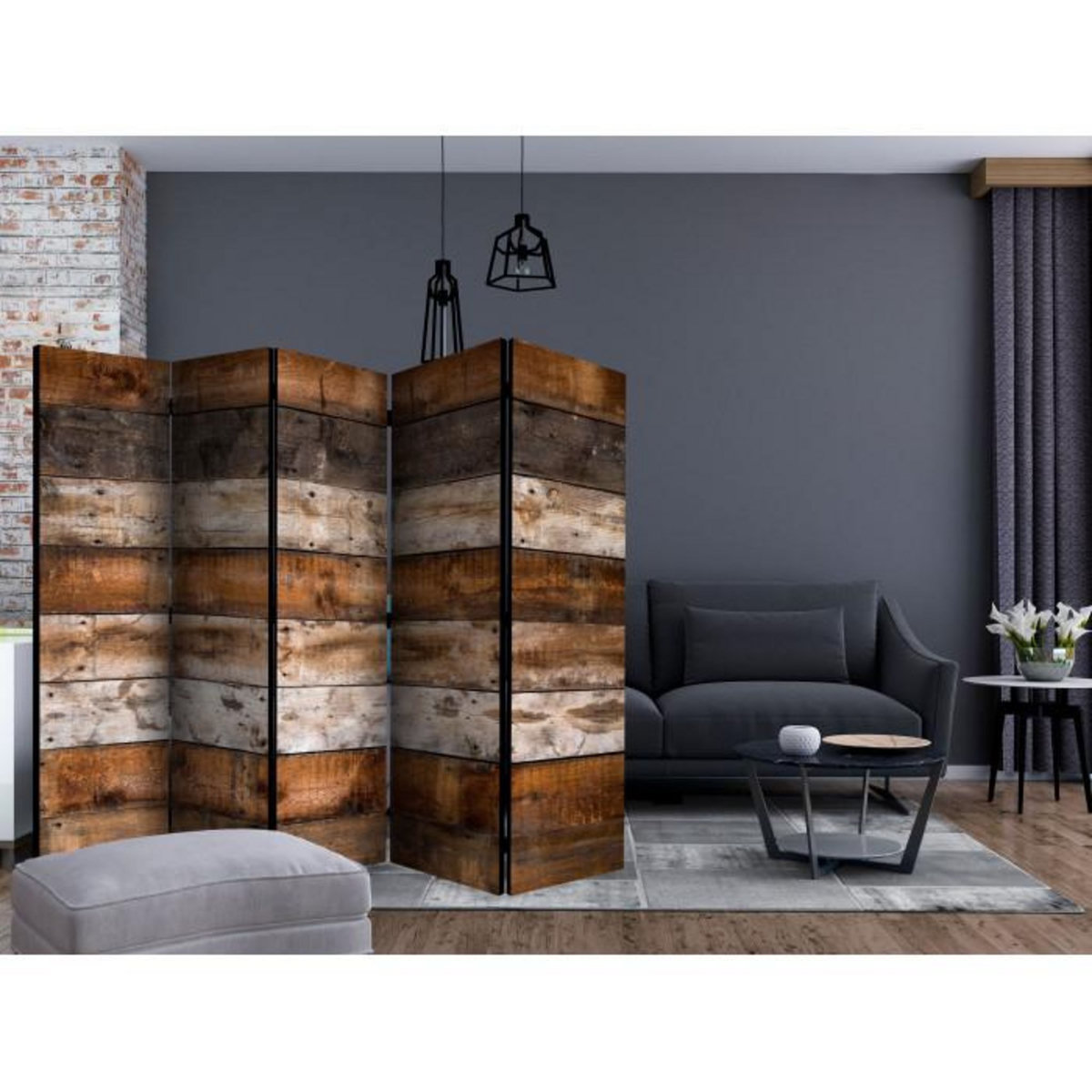 Paris Prix Paravent 5 Volets  Song of Time  172x225cm